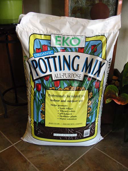 organic potting soil